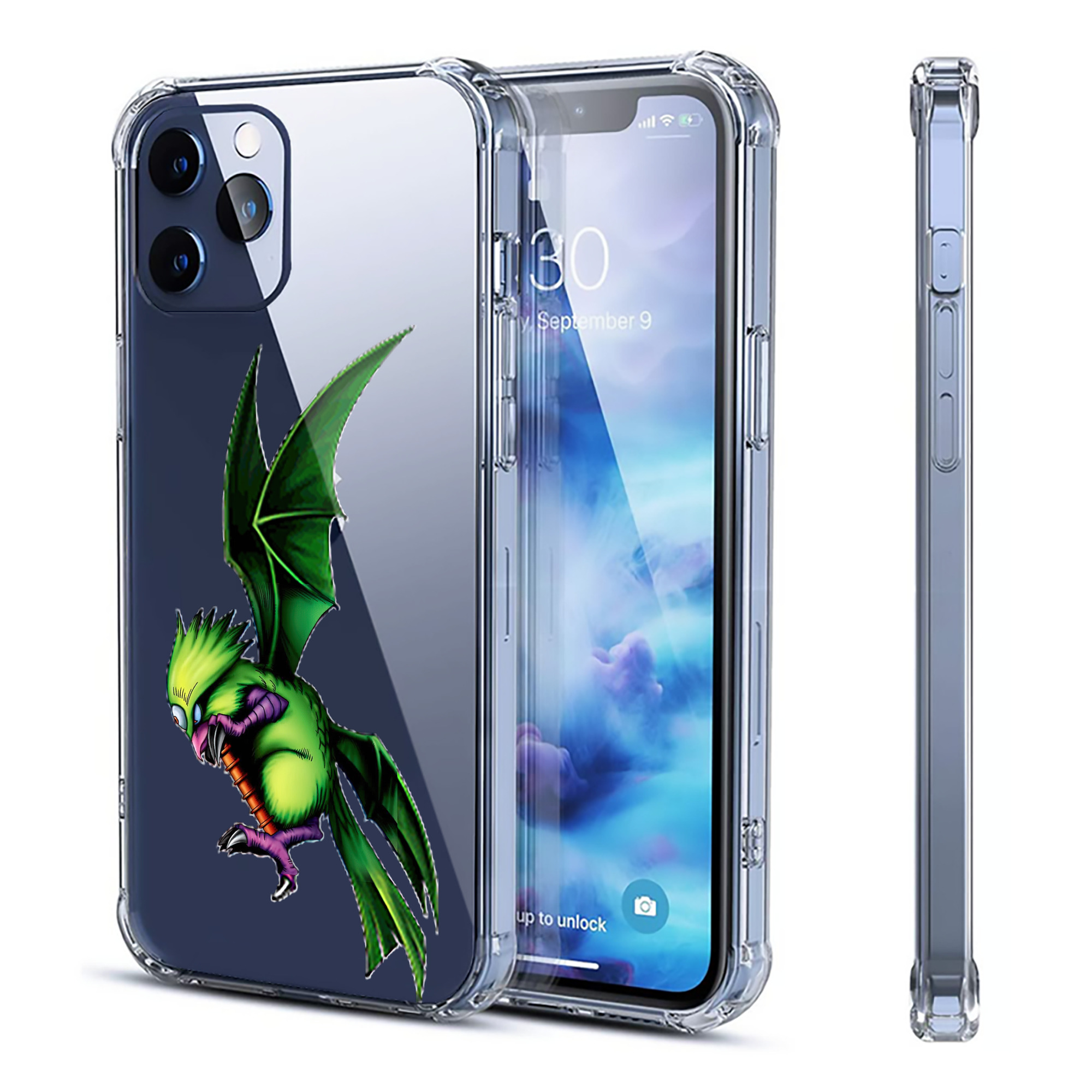 （画像用） 遊☆戯☆王 Yu-Gi-Oh! 【iPhone 12シリーズ対応】透明スマホケース（クリアソフトケース）